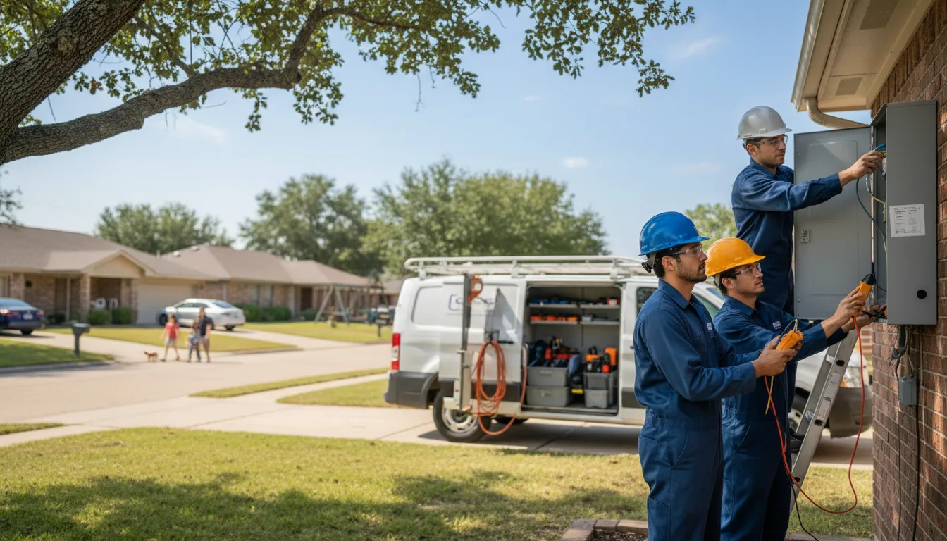 Certified electrician providing emergency electrical services in Black, AL